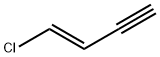 (E)-1-クロロ-1-ブテン-3-イン 化学構造式
