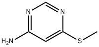 4-Pyrimidinamine, 6-(methylthio)- (9CI) Struktur