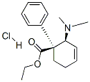 ethyl cis-2-(dimethylamino)-1-phenylcyclohex-3-ene-1-carboxylate hydrochloride Structure