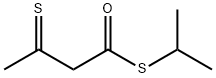 Acetoacetic acid, 1,3-dithio-, S-isopropyl ester Structure