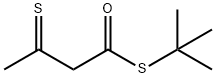 3-Thioxobutanethioic acid S-tert-butyl ester Structure