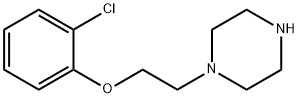 1-[2-(2-CHLOROPHENOXY)ETHYL]PIPERAZINE Structure