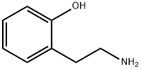 2-(2-ヒドロキシフェニル)エタンアミン 化学構造式