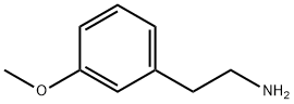 3-甲氧基苯乙胺 结构式