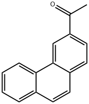 1-(3-フェナントリル)エタノン 化学構造式