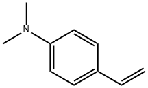 N,N-ジメチル-4-ビニルベンゼン-1-アミン 化学構造式