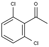 2',6'-ジクロロアセトフェノン 化学構造式