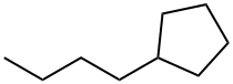 ブチルシクロペンタン 化学構造式