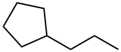 1-シクロペンチルプロパン 化学構造式
