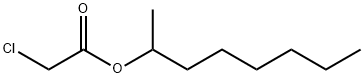 1-methylheptyl chloroacetate Struktur