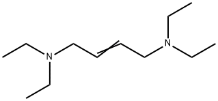 N,N,N',N'-テトラエチル-2-ブテン-1,4-ジアミン 化学構造式