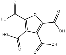 furan-2,3,4,5-tetracarboxylic acid Struktur