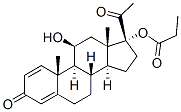 Deprodone propionate Struktur