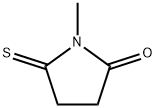 1-メチル-2-チオキソピロリジン-5-オン 化学構造式