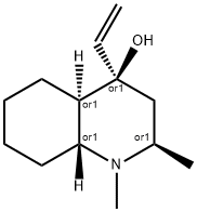 1,2-Dimethyl-4-vinyldecahydro-4-quinolinol Struktur