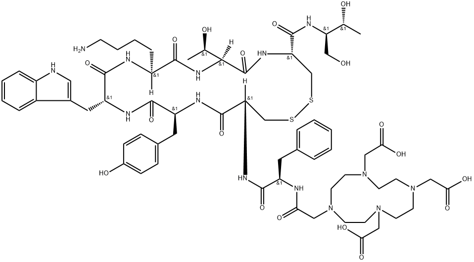依多曲肽, 204318-14-9, 结构式