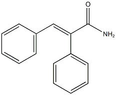 a-Phenyl-trans-cinnamamide Struktur