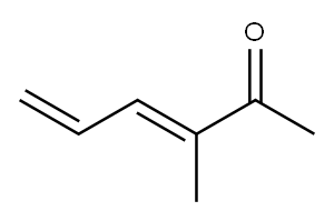 3,5-Hexadien-2-one, 3-methyl-, (E)- (8CI,9CI) Structure
