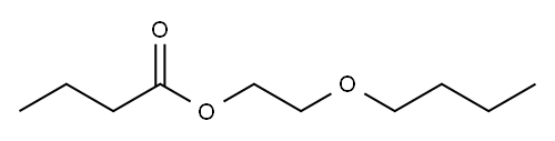 2-butoxyethyl butyrate Structure