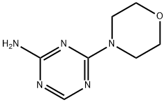 2-AMINO-4-MORPHOLINO-S-TRIAZINE Struktur