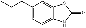 2(3H)-Benzothiazolone,6-propyl-(9CI) Structure