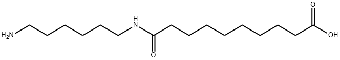 10-[(6-aminohexyl)amino]-10-oxodecanoic acid Structure