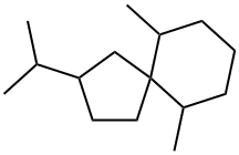 6,10-Dimethyl-2-isopropylspiro[4.5]decane Structure