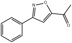 1-(3-フェニル-5-イソオキサゾリル)-1-エタノン 化学構造式