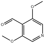 3,5-二甲氧基吡啶-4-甲醛 结构式