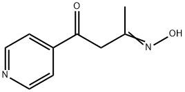 1-(4-Pyridyl)-3-(hydroxyimino)butan-1-one Struktur