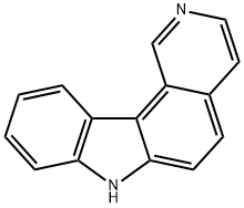 7H-pyrido(4,3-c)carbazole Struktur