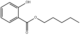 水杨酸戊酯, 2050-08-0, 结构式