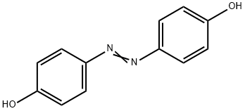 4'-ヒドロキシアゾベンゼン-4-オール 化学構造式