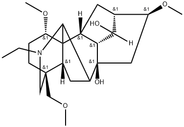 塔拉乌头胺 结构式