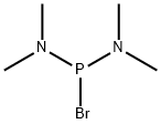 ビス(ジメチルアミノ)ブロモホスフィン 化学構造式