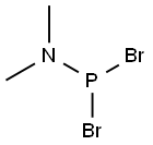 ジブロモ(ジメチルアミノ)ホスフィン 化学構造式