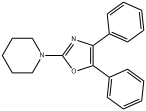 1-(4,5-diphenyl-1,3-oxazol-2-yl)piperidine Structure