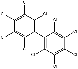 デカクロロビフェニル 化学構造式