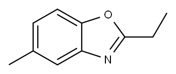2-乙基-5-甲基苯并噁唑, 20514-29-8, 结构式