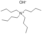 テトラブチルアンモニウムヒドロキシド (10%メタノール溶液) 化学構造式