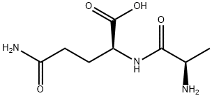 D-丙氨酰-L-谷氨酰胺 结构式