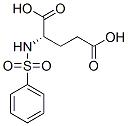 (R)-(-)-N-(PHENYLSULPHONYL)GLUTAMIC ACID 结构式