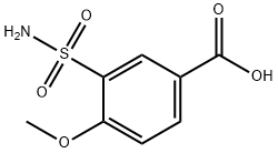 3-氨基磺酰基-4-甲氧基苯甲酸, 20532-06-3, 结构式