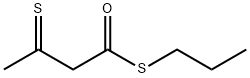 3-Thioxobutanethioic acid S-propyl ester Structure