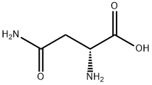 (2R)-2,4-ジアミノ-4-オキソブタン酸 化学構造式