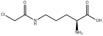 N-delta-chloroacetyl-L-ornithine Structure