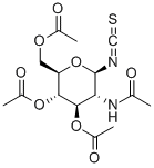 2-ACETAMIDO-3,4,6-TRI-O-ACETYL-2-DEOXY-BETA-D-GLUCOPYRANOSYL ISOTHIOCYANATE Struktur