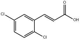 2,5-二氯肉桂酸 结构式