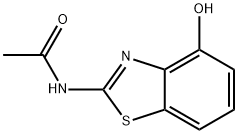 2-(アセチルアミノ)ベンゾチアゾール-4-オール 化学構造式