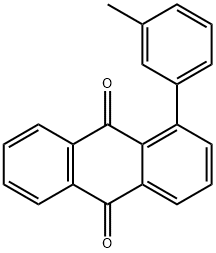 1-(3-Methylphenyl)-9,10-anthraquinone Structure
